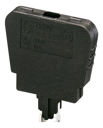 Conector Para Fusível 6,3a 250v Preto Poliamida Phoenix