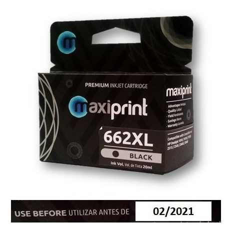 Cartucho Compatible Hp 662 Xl Negro Con Garantía Tienda 662