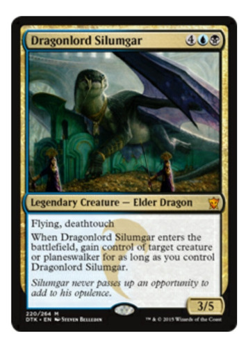 Mazo Commander Dragones Ub - Silumgar - Mtg Magic 