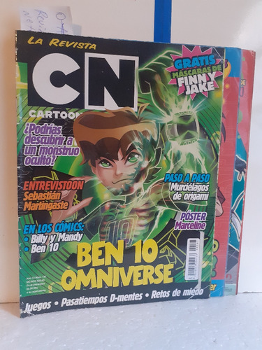 Revista Lá Revista Cn Cartoon Network Em Espanhol 3 Unid.
