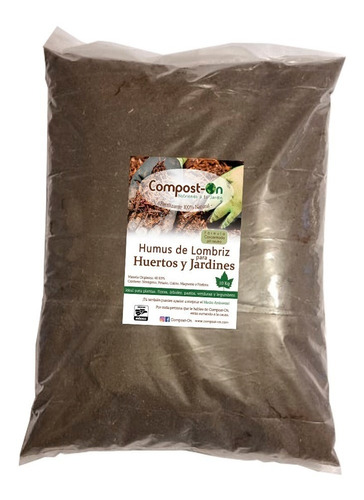 30 Kgs Humus De Lombriz Orgánico Compost-on