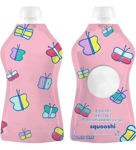 Squooshi Bolsas Reutilizables De Comida Para Bebés Para Niño