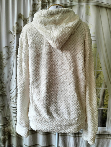 Blusa De Frio Fechada De Plush Capuz E Bolso M007-4