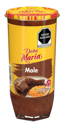Mole Doña María Rojo En Pasta 235g