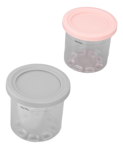 Taza De Pintas De Helado, 2 Unidades, 600 Ml, Tarro De Almac