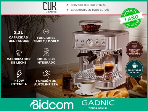 Cafetera Express Gadnic Profesional Molinillo Barista 20 Bar