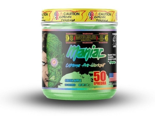 Pre Entreno Maniac Extreme(30 Serv) Importado-envio Gratis