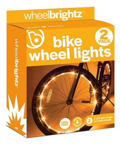 Wheelbrightz - Paquete De 2 Luces Led Para Rueda De Biciclet