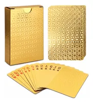 Comprar Eay - Baraja De Cartas Dorada, Impermeable, Cartas De Póke.