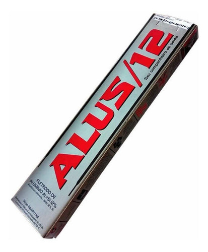 2kg Eletrodo Alumínio Alus 12 2,5mm Revestido Para Solda Punta Verde