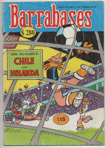 Comic Barrabases Número 115 Chile Con Holanda.