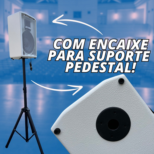 Kit Caixa De Som 15 Ativa + Passiva 600w Profissional Datrel
