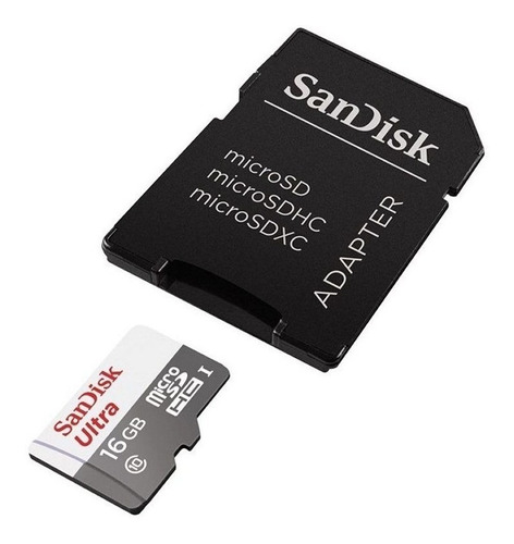 Sandisk Memoria Micro Sd Hc 16gb Clase 10 Mayoreo Sdsquns +