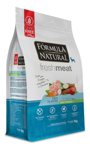 Fórmula Natural Fresh Meat Cães Filhotes 1kg