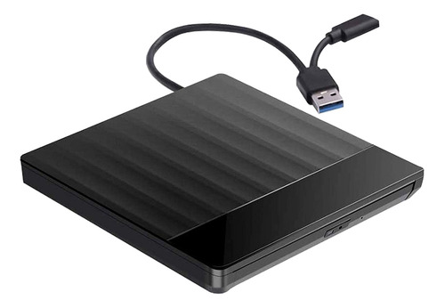 Unidad Externa De Cd Dvd, Usb 3.0 Y Puerto Usb C De Datos De