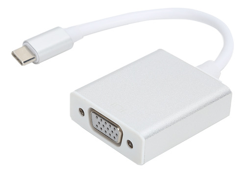 Adaptador Typec A Vga, Convertidor Compacto Macho A Hembra P