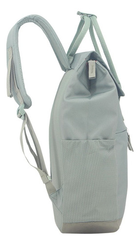Mochila Notebook Mujer Wilson 16 Portanotebook Viaje Trabajo Verde Claro Liso
