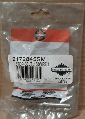 Briggs & Stratton #2172845sm Stop Belt .188 Wire E123 Ttq