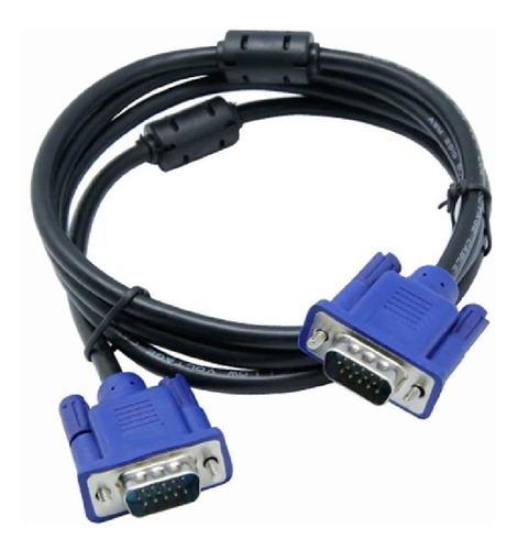 Cable Vga Punta Azul Para Monitor Pc Tv 3metros Con Filtros