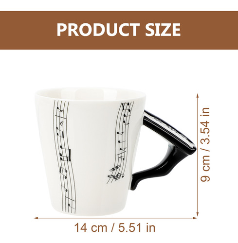 Taza De Agua Doméstica Diseñada Para Instrumento Musical, Ta