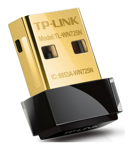 Tp-link, Tarjeta De Red Usb Nano Wifi 150mbps, Tl-wn725n