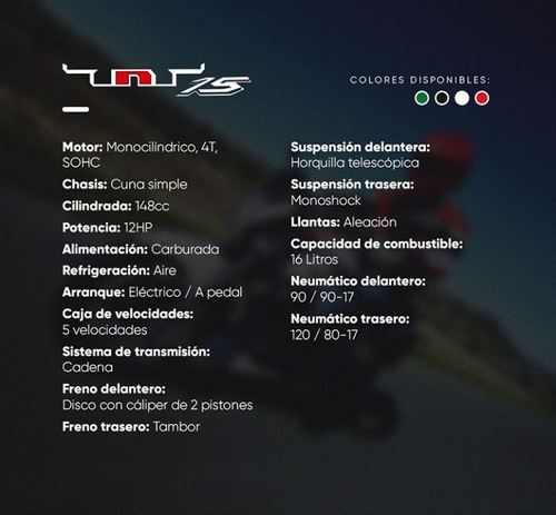 Imagen 20 de 25 de Benelli Tnt 15