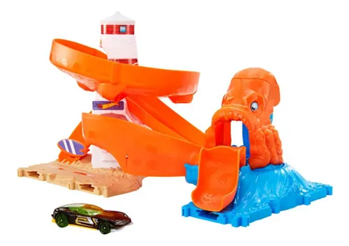 Hot Wheels City Nemesis Pulpo Hdr31 Giro Didactico Color Multicolor