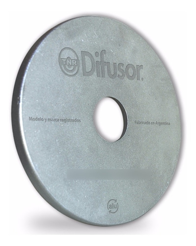 Imagen 1 de 4 de Difusor Tnr Aluminio Inyectado Auténtico 18cm Envío Gratis