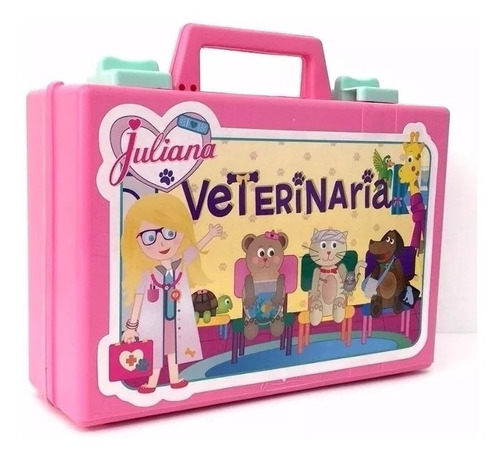 Imagen 3 de 6 de Valija Juliana Veterinaria Chica Con Accesorios Original