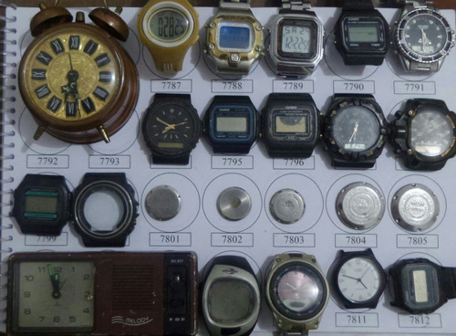 Lote 28 Sucatas Casio E Outros- Máquina Do Tempo