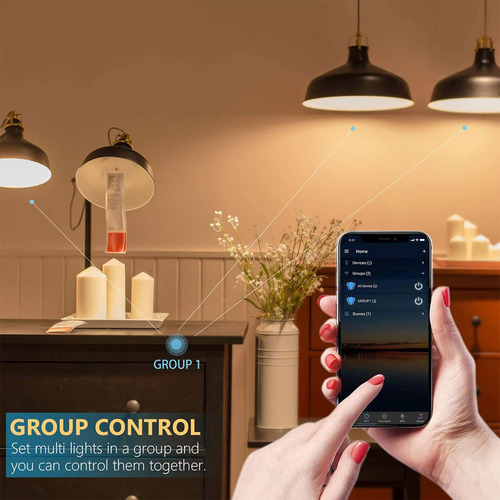 Smart Focos Alexa Wi-fi, Focus Led E27 9 W Rgb 2.4 Ghz,