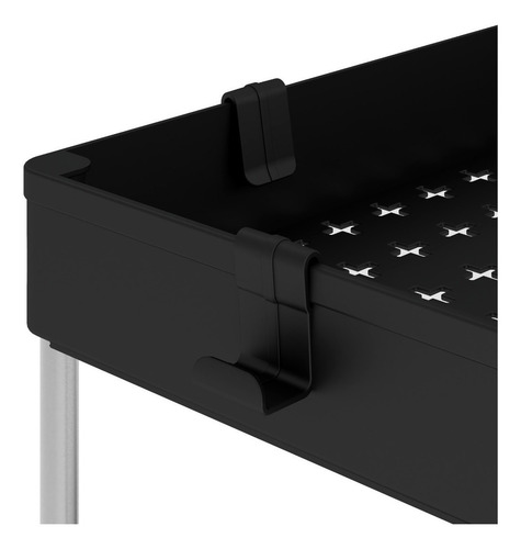 Mu:4life Organizador Carrito Estrecho: Cocina/baño 4 Niveles Color Negro