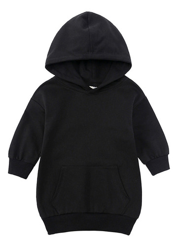 J Vestido Infantil Para Niñas, Sudaderas De Color, Manga Lar