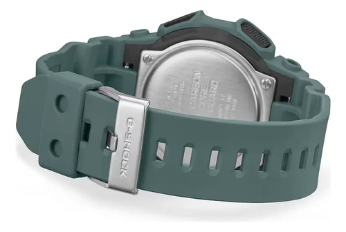 Reloj Casio Hombre Ga-010-2a Ts Correa Verde Musgo Bisel Verde Musgo Fondo Negro