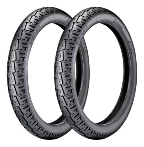 Pneu St300 90/90-18 + 275-18 Vipal Aro 18 Max Todas