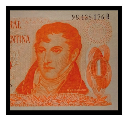 Argentina Billete 1 Peso Ley 1971 Serie B Exc Bot 2305