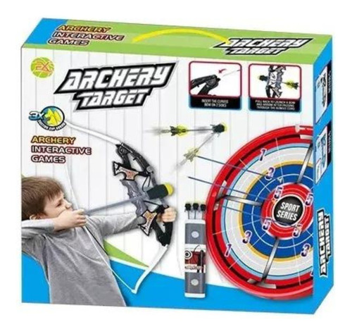 Set De Arco Y Flecha Con Blanco Archery Target -explorer Fan