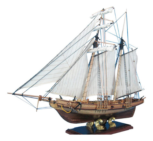 Kit Montaje Modelo Barco Vela Madera 170