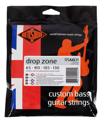 Cuo Encordado Bajo 065-130 Drop Zone Rotosound Rs66lh