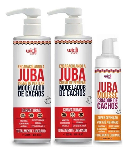 Mousse + 2x Encaracolando A Juba Widi Care