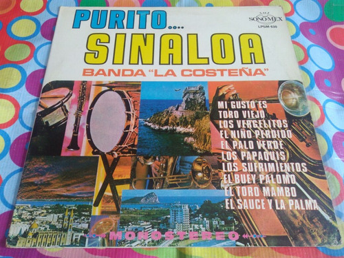 Banda La Costeña Lp Purito Sinaloa 1977 Z