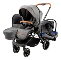 Comprar Cochecito Carestino Beverly V2 + Accesorios Gris