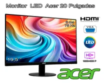 Comprar Monitor Acer Led 19.5  Hd+ 1600x900 Hdmi Vga