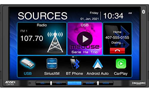 Jensen Car710x 7 Mechless Multimedia Receiver With  Ca