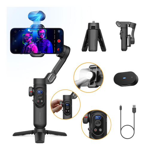 Gimbal Con Sensor Ai, Seguimiento De Movimiento, Soporte De