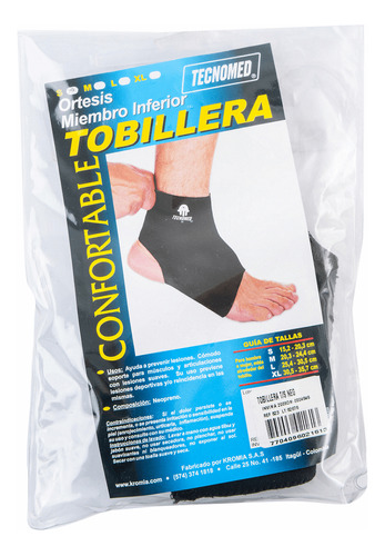 Tobillera Tecnomed T.s Ref: 823