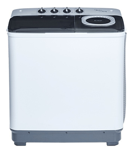 Lavasecadora semiautomática Midea MLTT16M2NUB blanca 16kg 127 V