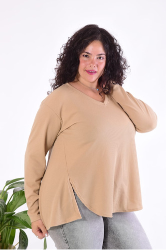 Sweater De Panal Waffle Mujer (vero)