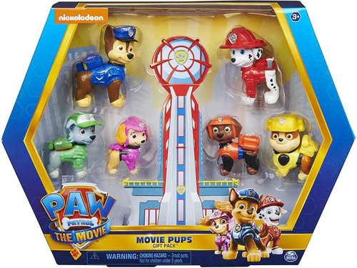 Set Perritos Paw Patrol The Movie 6 Cachorros