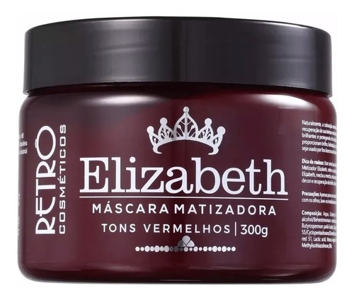 Retrô Cosméticos Red Elizabeth Máscara Matizadora 300g